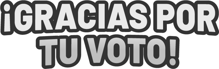 GRACIAS POR TU VOTO